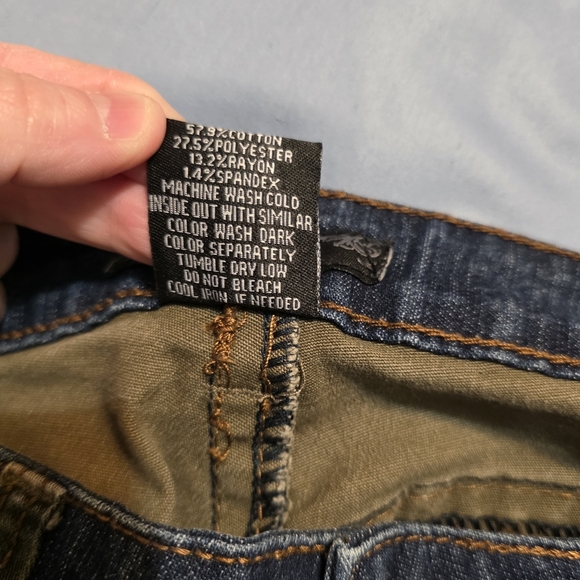 South Pole Y2K Dark Blue Skinny Jeans Studded Pockets - Picture 7 of 7